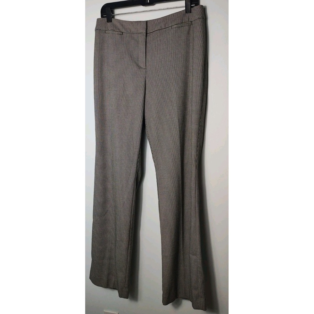 Talbots Size 10 Signature Stretch Pants Classic Herringbone Timeless Versatile